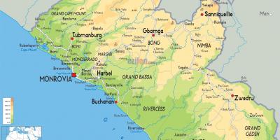 Rysowanie na mapie Liberii